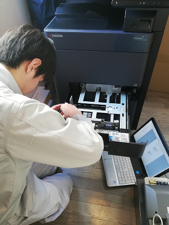 メンテナンス作業風景